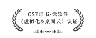 CSP证书-云软件（虚拟化&桌面云）服务合作伙伴